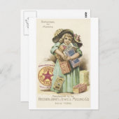 Antiek  handelskaartkaarten, Posters Briefkaart (Voorkant / Achterkant)