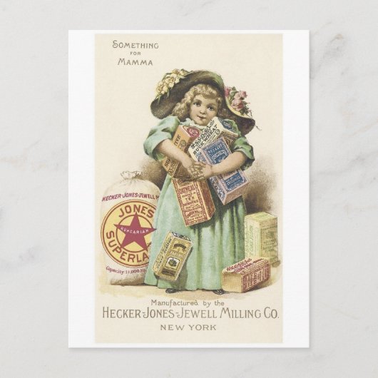 Antiek  handelskaartkaarten, Posters Briefkaart (Voorkant)