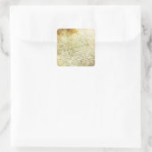 Antiek  handschrift op de Stickers van het Gebied (Tas)