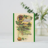  Antiek Happy Thanksgiving Briefkaart (Staand voorkant)