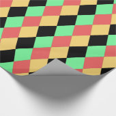 Antiek Harlequin Cadeaupapier (Hoek)