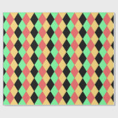 Antiek Harlequin Cadeaupapier (Vlak)