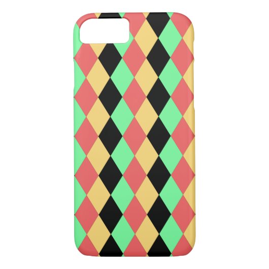 Antiek Harlequin Case-Mate iPhone Case (Achterkant)