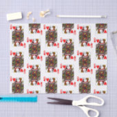 Antiek hartenkoningin tissuepapier (Craft)