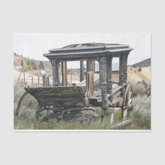 Antiek Hearst Western de Ontvlechtingspapier van d Tissuepapier (Voorkant)