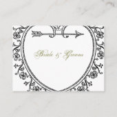 Antiek Heart Hotel Accommodatie-kaarten invoegen Informatiekaartje (Achterkant)