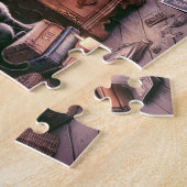 Antiek heks bij Vanity Gothic Academia Legpuzzel (Zijkant)