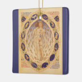 Antiek hemelse zodiakkaart,  astrologie keramisch ornament (Links)