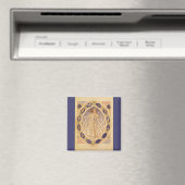 Antiek hemelse zodiakkaart,  astrologie magneet (Insitu (Vaatwasser))