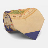 Antiek hemelse zodiakkaart, astrologie stropdas (Opgerold)