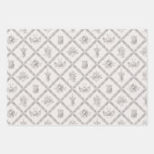 Antiek Heraldic Weapon Armor  Patroon Inpakpapier Vel (Voorkant 3)