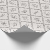 Antiek heraldic Weapon Armor  Patroonwikkel Cadeaupapier (Hoek)