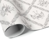 Antiek heraldic Weapon Armor  Patroonwikkel Cadeaupapier (Rol Hoek)