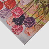 Antiek Herfst Tulpen van 1916 Catalog Tissue Paper Tissuepapier (Detail)