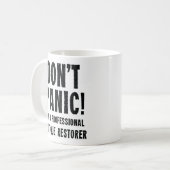 Antiek herstelprogramma koffiemok (Voorkant links)