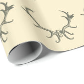 Antiek hertengewei cadeaupapier (Rol Hoek)