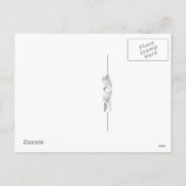 Antiek, het Briefkaart van Kerstmis van de (Achterkant)