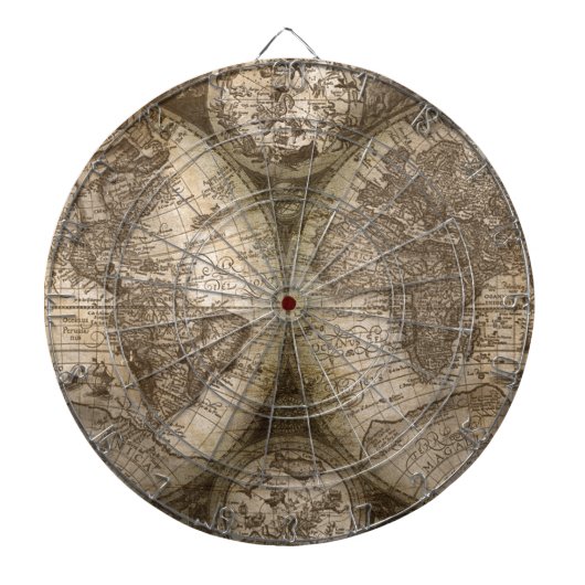 Antiek historisch historisch historisch erfgoed va dartbord (Voorkant)