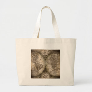Antiek historisch historisch historisch erfgoed va grote tote bag