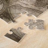 Antiek historisch historisch historisch erfgoed va legpuzzel (Zijkant)