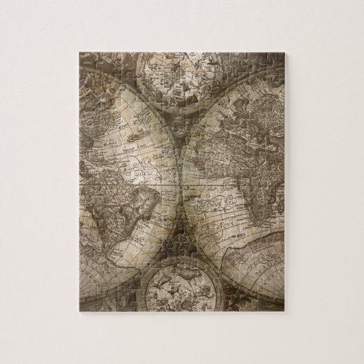 Antiek historisch historisch historisch erfgoed va legpuzzel (Verticaal)