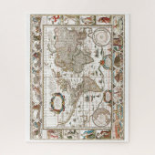 Antiek historisch historisch historisch erfgoed va legpuzzel (Verticaal)