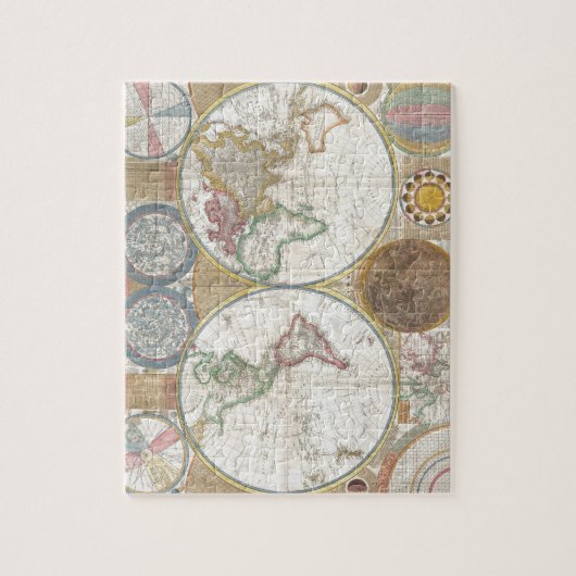 Antiek historisch historisch historisch erfgoed va legpuzzel (Verticaal)