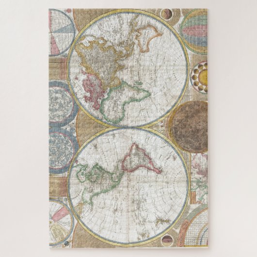 Antiek historisch historisch historisch erfgoed va legpuzzel (Verticaal)