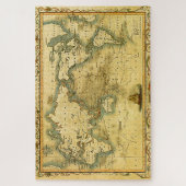 Antiek historisch historisch historisch erfgoed va legpuzzel (Verticaal)