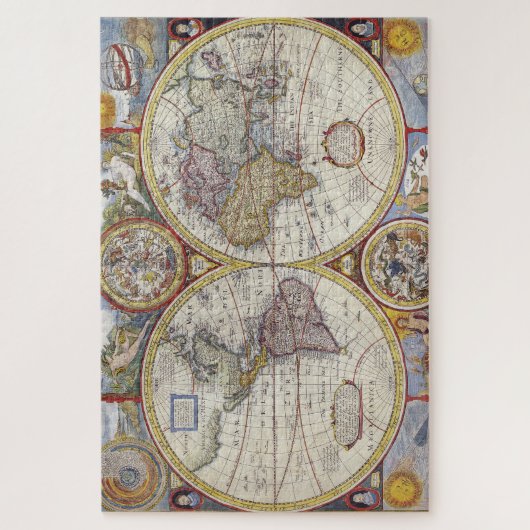 Antiek historisch historisch historisch erfgoed va legpuzzel (Verticaal)