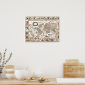 Antiek historisch historisch historisch erfgoed va poster (Keuken)