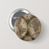 Antiek historisch historisch historisch erfgoed va ronde button 5,7 cm (Voorkant /achterkant)