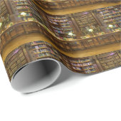 Antiek historische bibliotheek cadeaupapier (Rol Hoek)