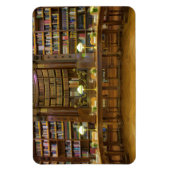 Antiek historische bibliotheek magneet (Verticaal)