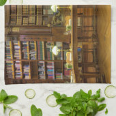 Antiek historische bibliotheek theedoek (Gevouwen)