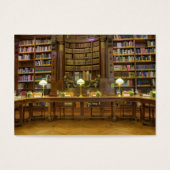 Antiek historische bibliotheek visitekaartjes (Voorkant)
