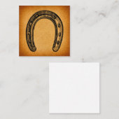 Antiek Hoefijzer  Western Hoefijzer Notitiekaartje (Voorkant / Achterkant)