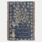 Antiek Hoesje, geweven bruin Deken (Voorkant Verticaal)