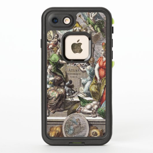  Antiek Hoesje met fijne kunst (Achterkant)