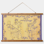 Antiek Hongaars muurdoekontwerp Hangend Wandkleed (Voorkant)