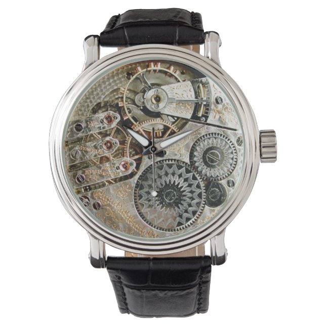 Antiek horlogemechanisme horloge (Voorkant)