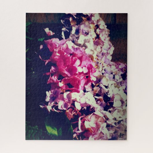 antiek hortensia liefde legpuzzel (Verticaal)