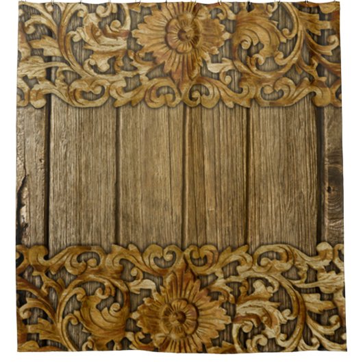 antiek hout, blokkarretjes, , Victoriaans; Douchegordijn (Voorkant)