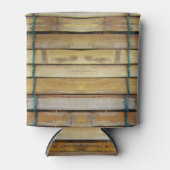 Antiek houten houten houten houten latten blikjeskoeler (Voorkant)