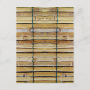 Antiek houten houten houten houten latten briefkaart