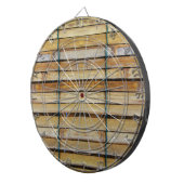 Antiek houten houten houten houten latten dartbord (Voorkant Rechts)