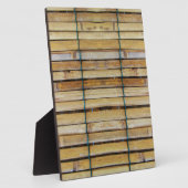 Antiek houten houten houten houten latten fotoplaat (Zijkant)