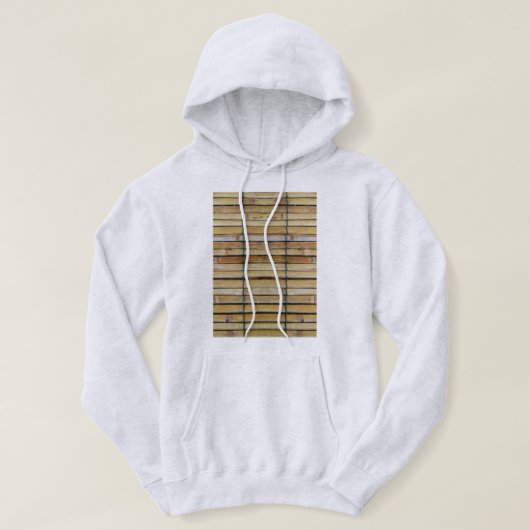 Antiek houten houten houten houten latten hoodie (Design voorkant)