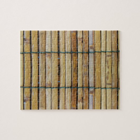 Antiek houten houten houten houten latten legpuzzel (Horizontaal)