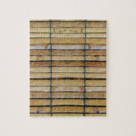 Antiek houten houten houten houten latten legpuzzel (Verticaal)